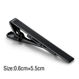 Classic tie clip – Black / Long