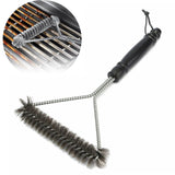 Heavy-duty BBQ grill brush