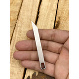 Mini stainless steel pry bar keyring tool