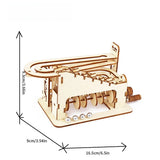 Wooden marble run model kit