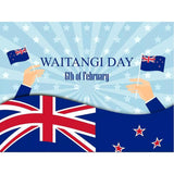 custom New Zealand Independence flag 90x150cm 100D polyester Happy Waitangi Day banner