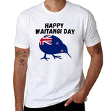 Waitangi Day T-Shirt Minimalist Plain Crew Neck T-Shirt