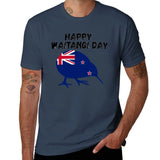 Waitangi Day T-Shirt Minimalist Plain Crew Neck T-Shirt